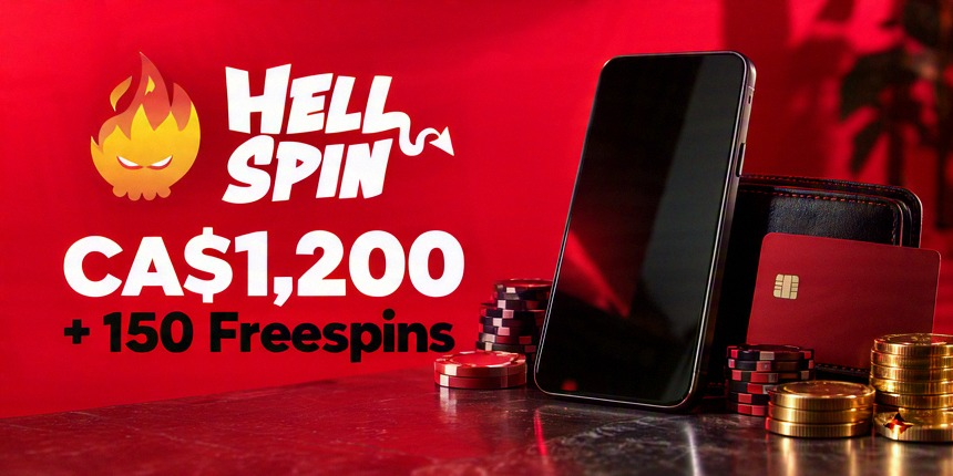 Deposit Methods Hell Spin CA$1,200 + 150 Freespins
